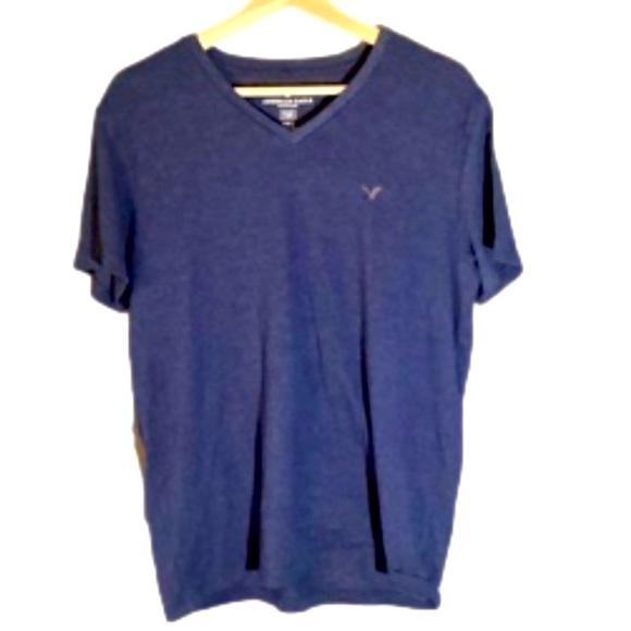 NWOT American Eagle Outfitters V Neck Heathered T-Shirt - Picture 1 of 5